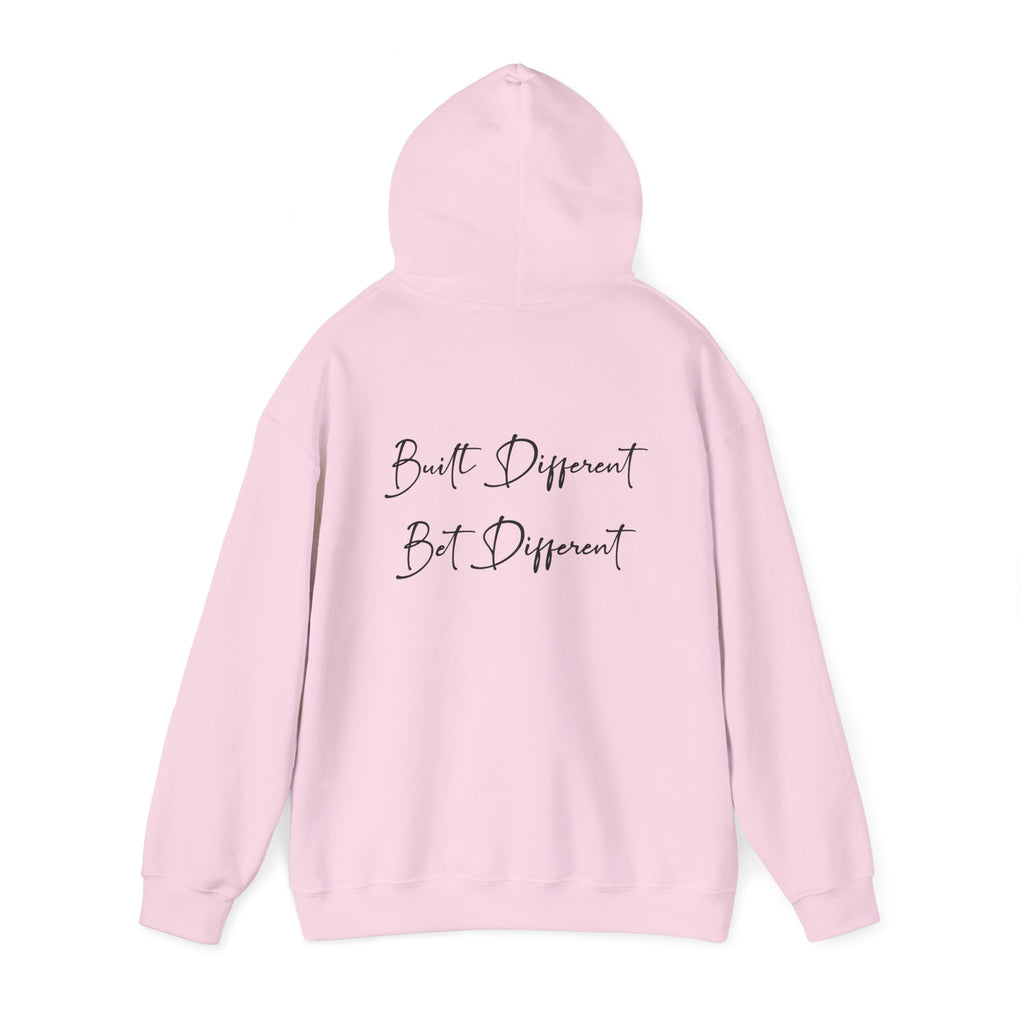 She Got Game Hoodie – "Built Different, Bet Different" Motivational Pullover