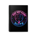 She Got Game Elite Notebook — Spiral Ruled Sports Journal for Girls