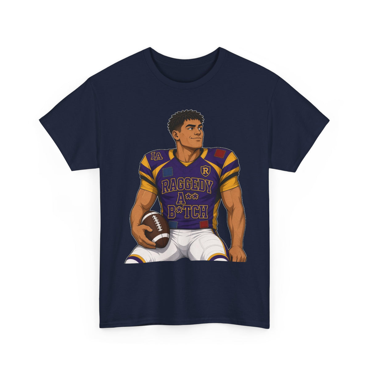 Football Player Graphic Tee — Raggedy B*TCH T-Shirt