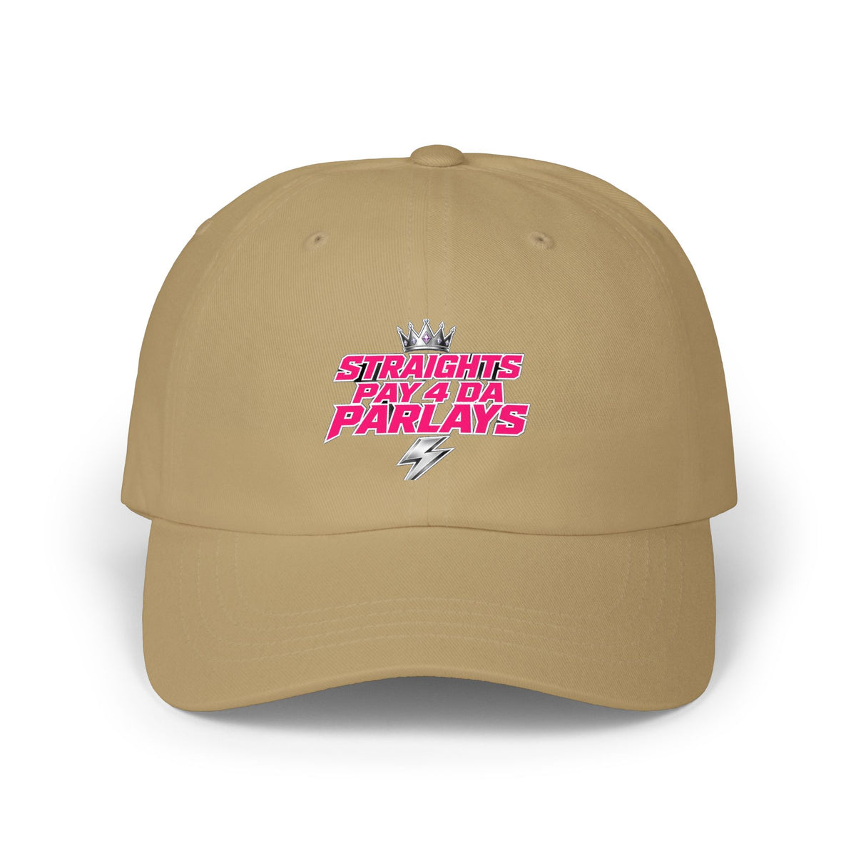 Dad Cap - "Straights Pay 4 Da Parlays" Embroidered Sports Betting Hat