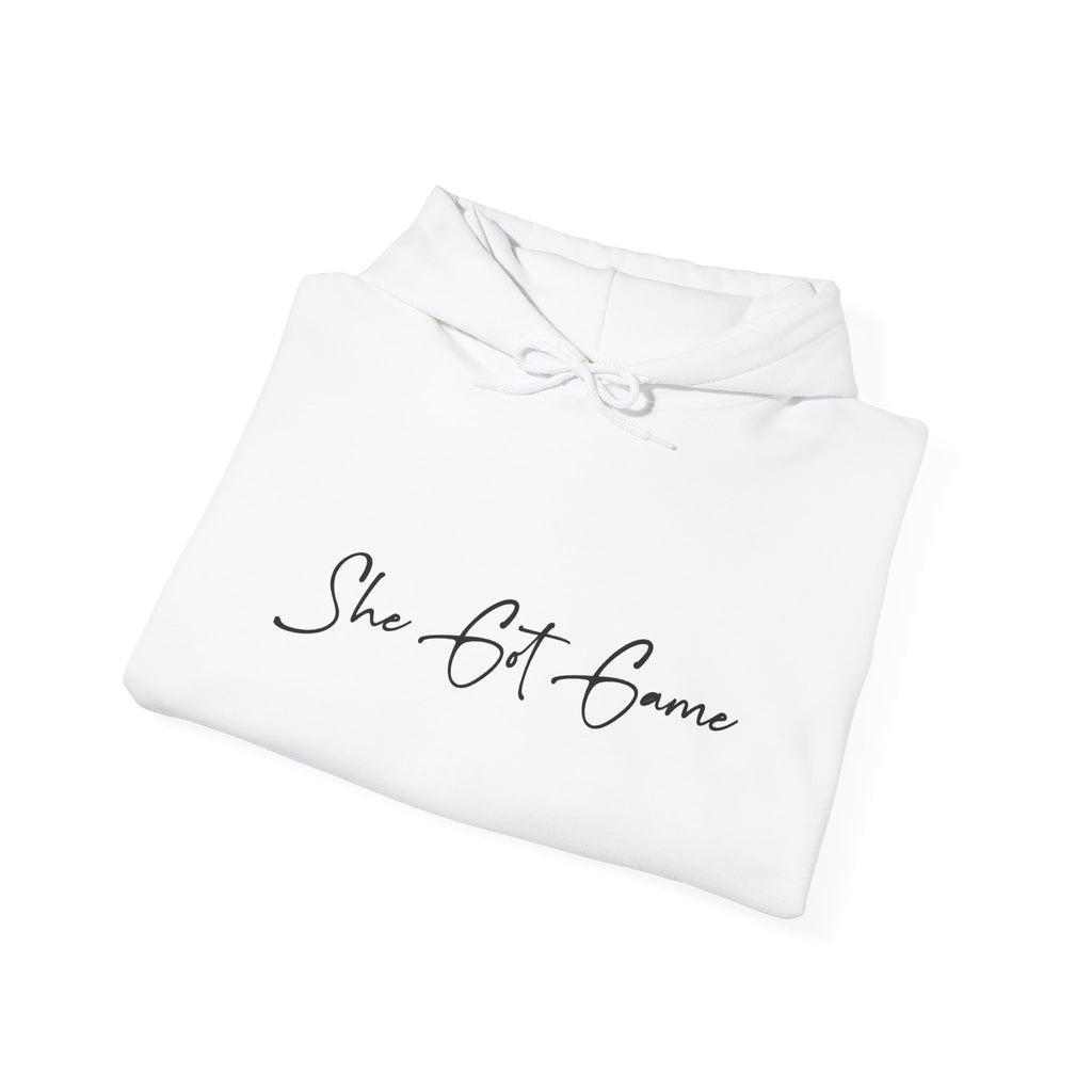 She Got Game Hoodie – "Built Different, Bet Different" Motivational Pullover