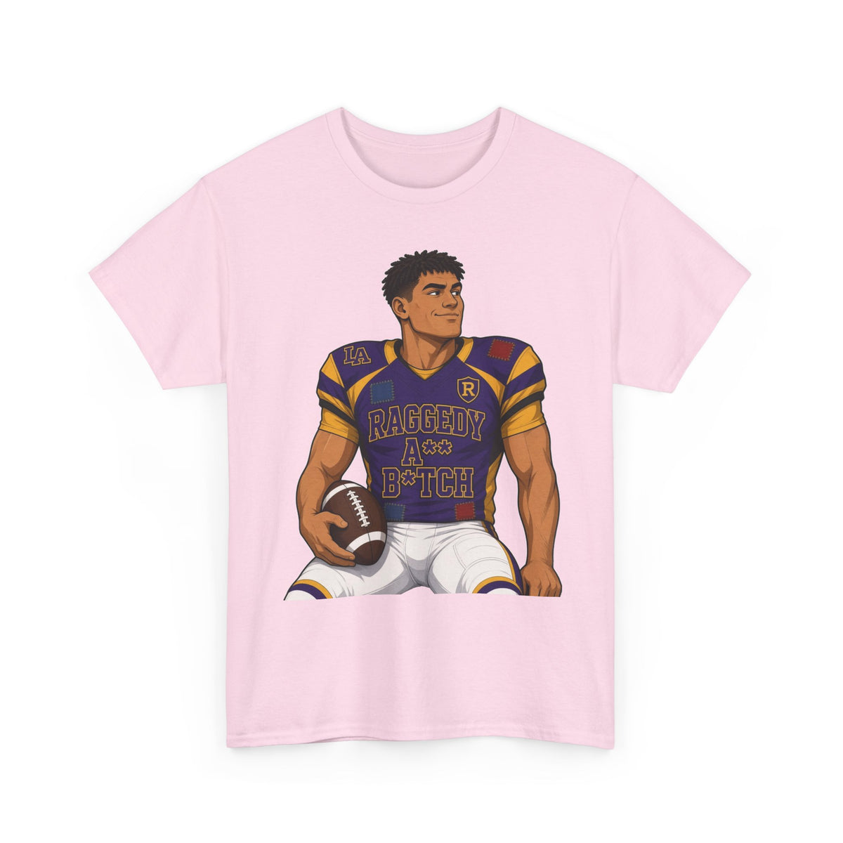 Football Player Graphic Tee — Raggedy B*TCH T-Shirt