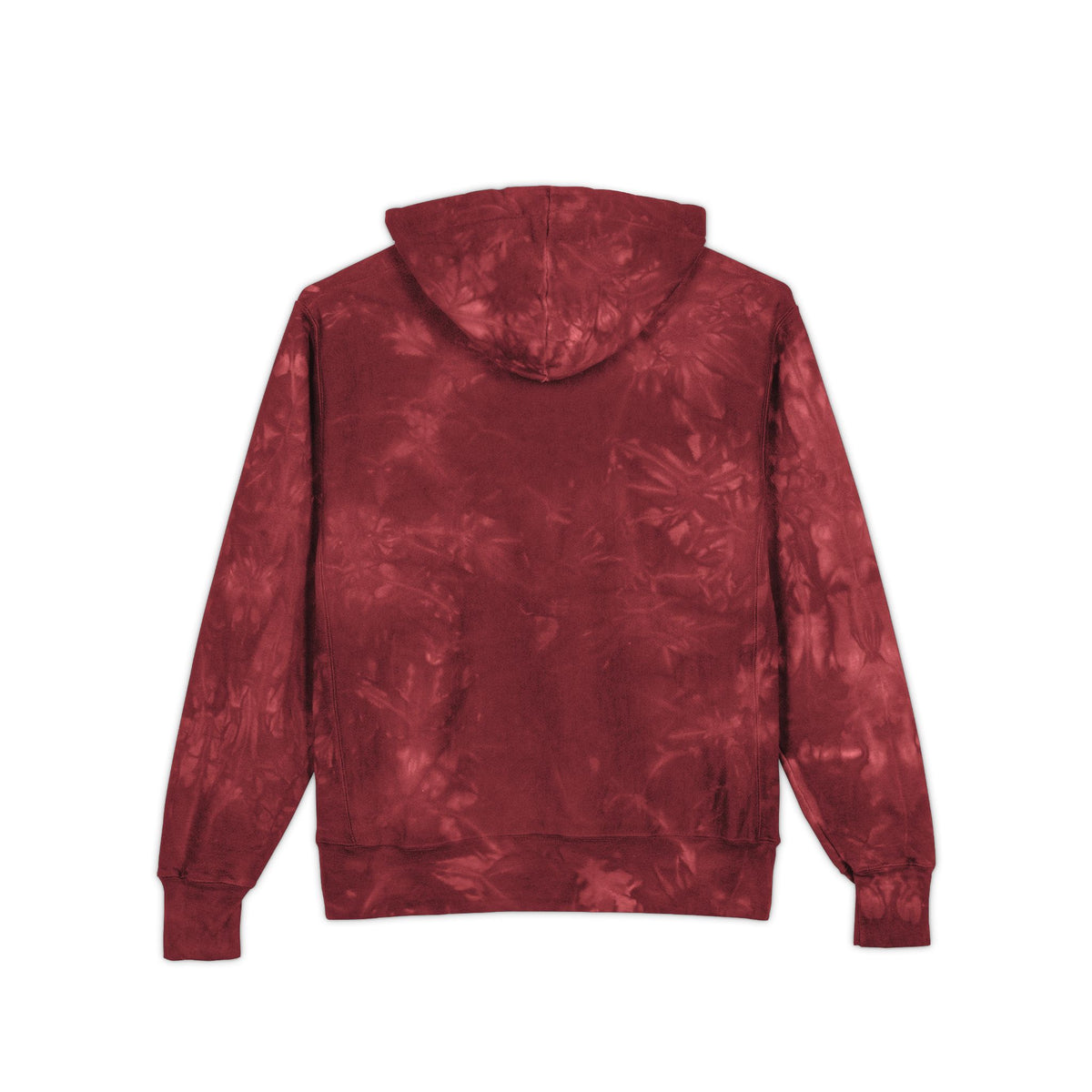 Tie-Dye Embroidered Hoodie — 'Some Bite Tomorrow' Script Streetwear