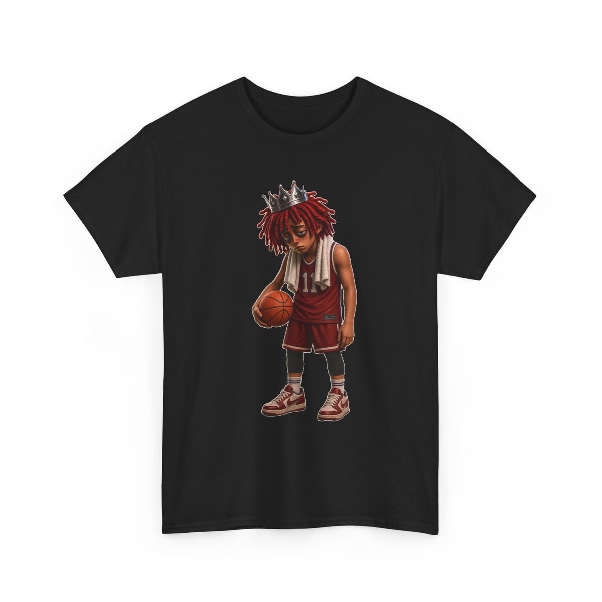 Graphic Tee — Raggedy Hoops Player Streetwear T-Shirt