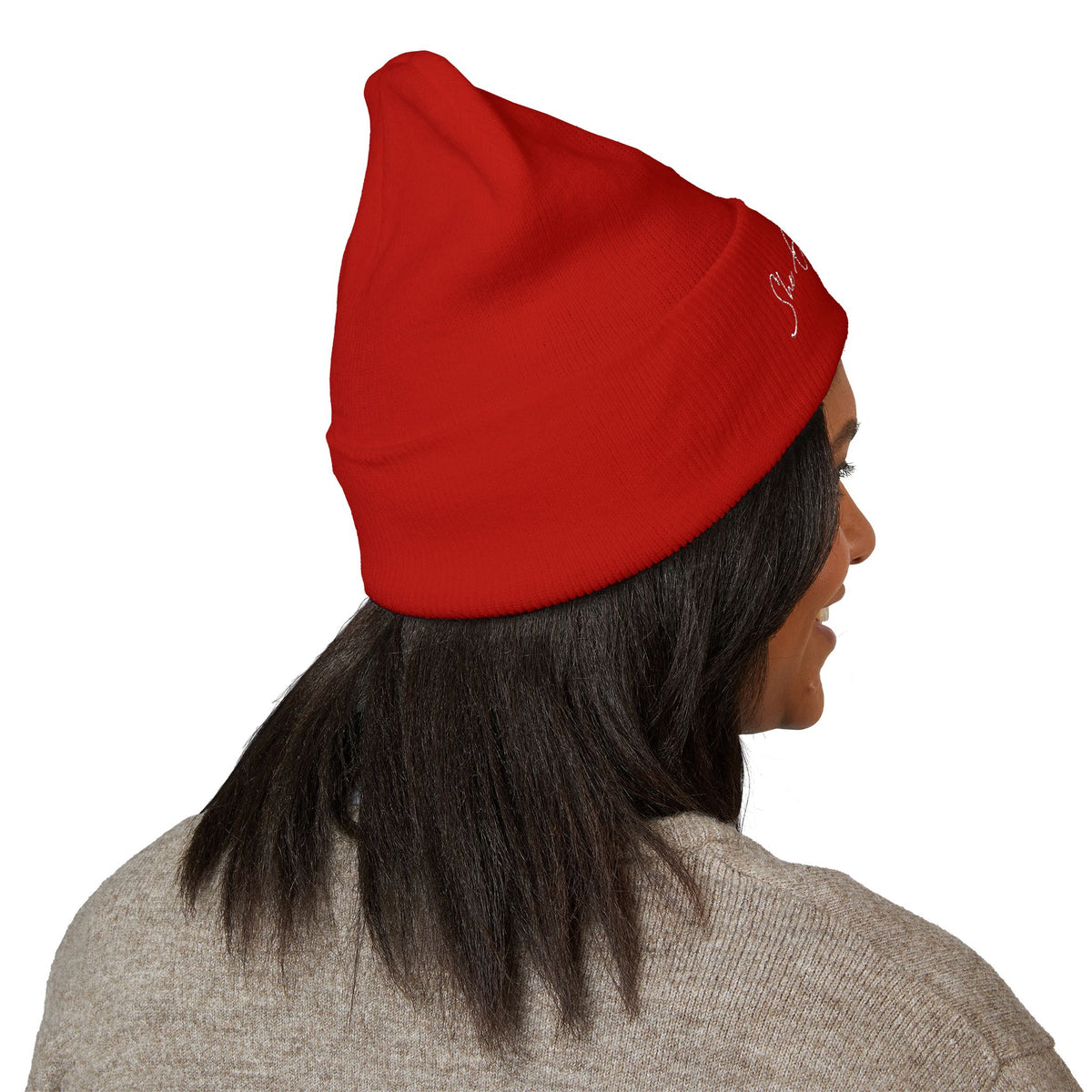 Embroidered 'She Got Game' Classic Cuffed Beanie — Cozy Winter Hat