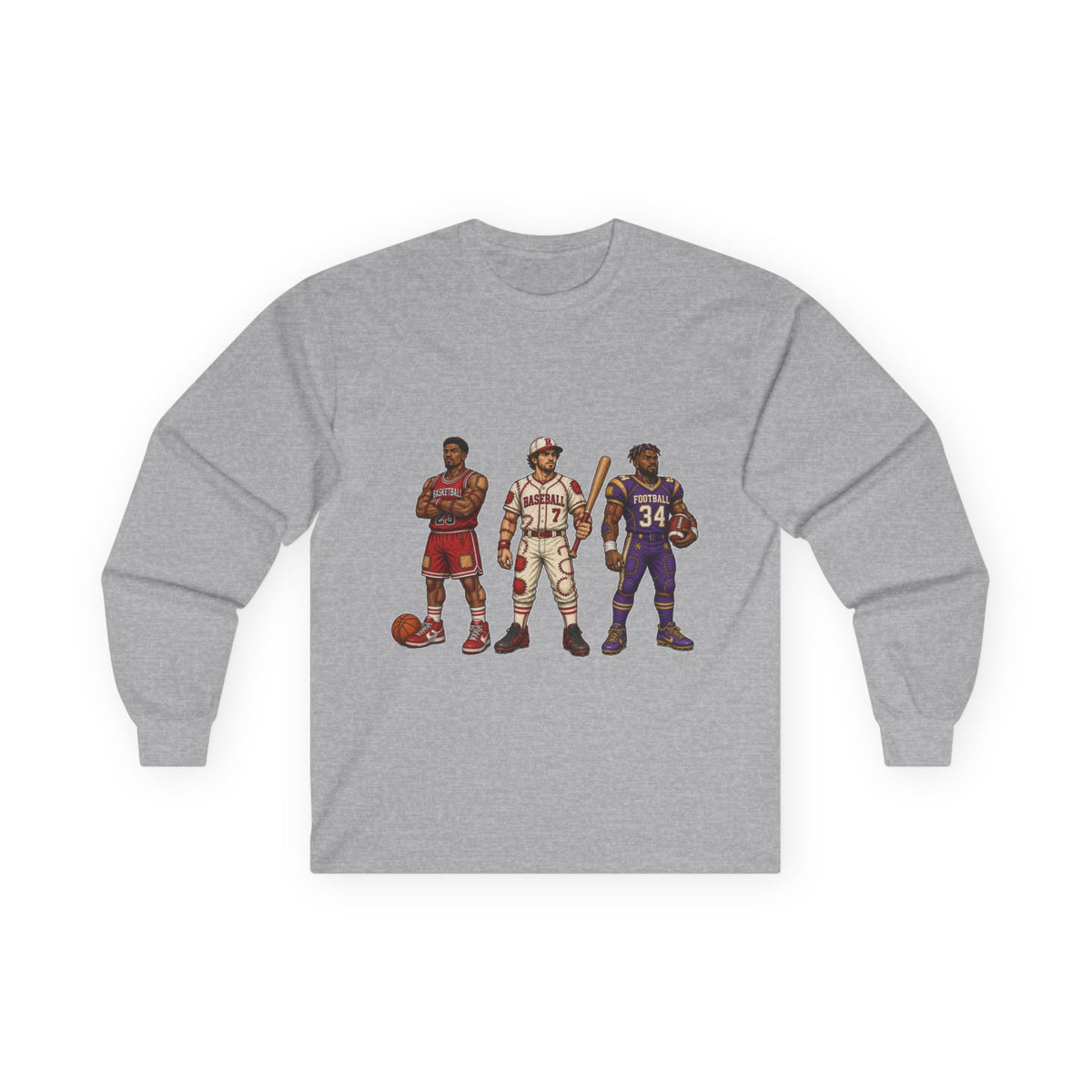 Raggedies Long Sleeve Tee — Retro Players Graphic