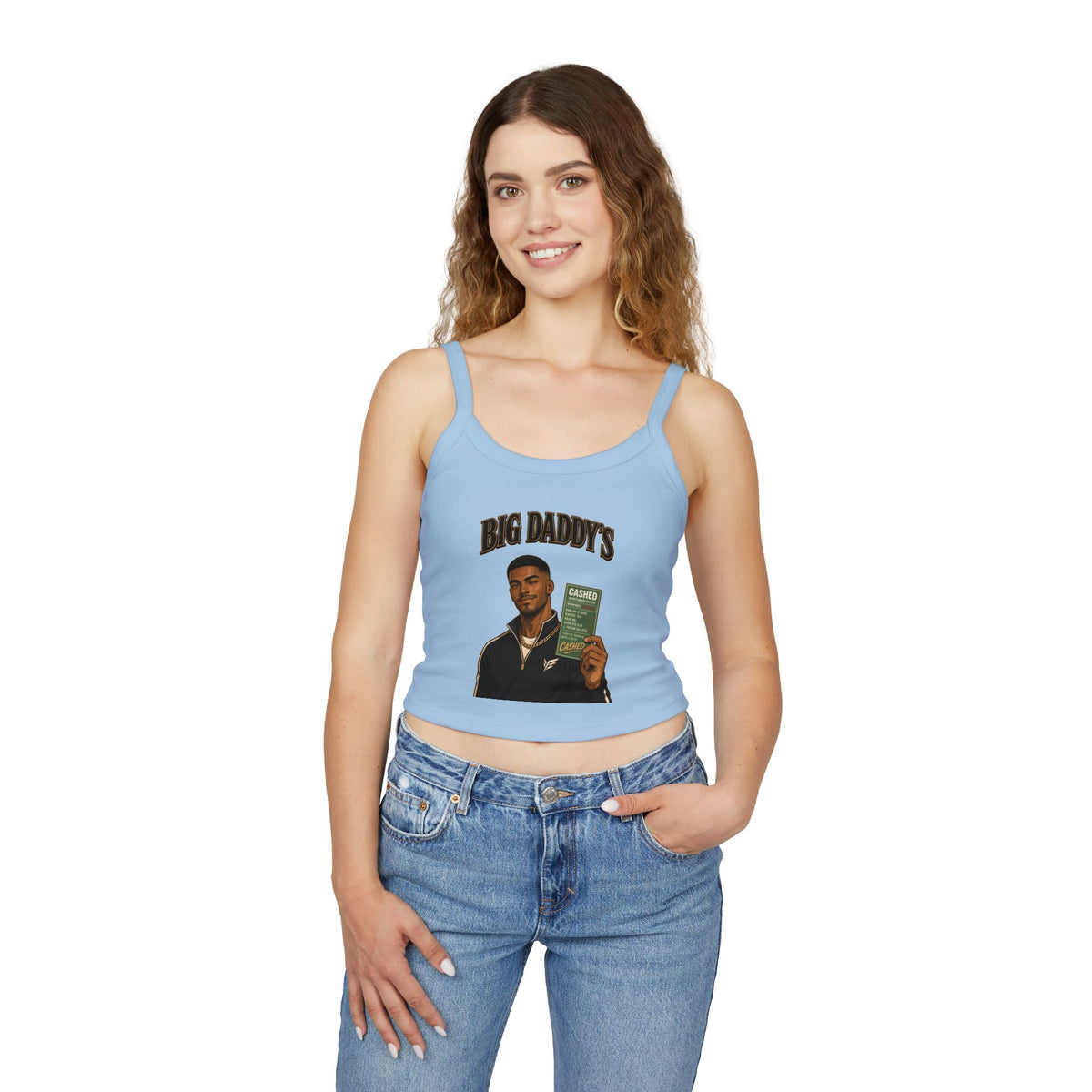 Big Daddy's Crop Tank — Women's Spaghetti Strap S.G.G. Tank Top