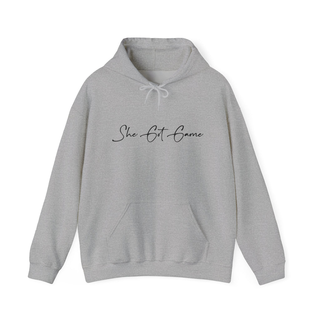She Got Game Hoodie – "Built Different, Bet Different" Motivational Pullover