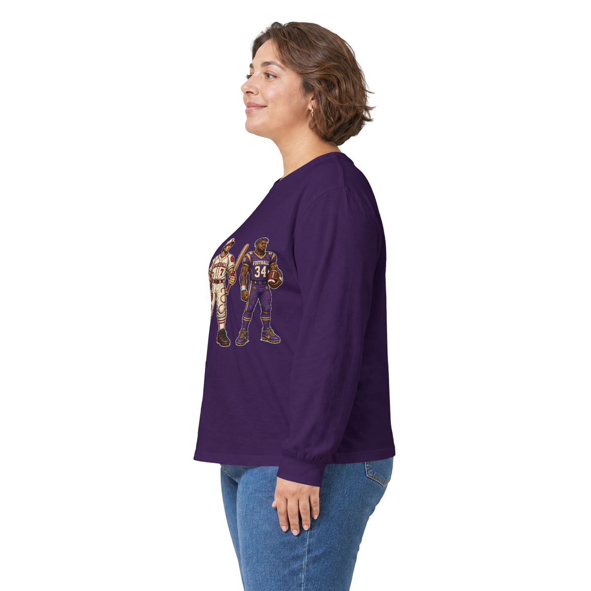 Raggedies Long Sleeve Tee — Retro Players Graphic