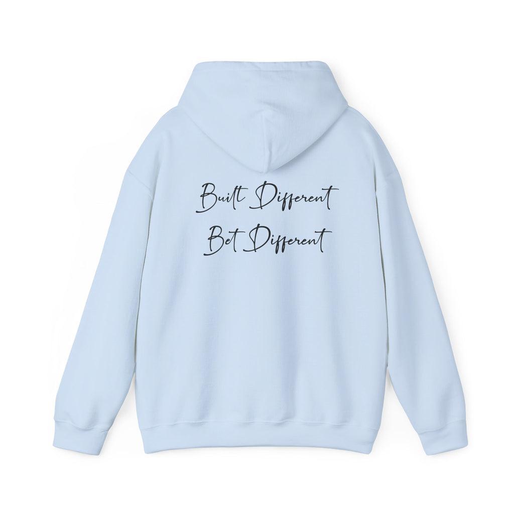 She Got Game Hoodie – "Built Different, Bet Different" Motivational Pullover