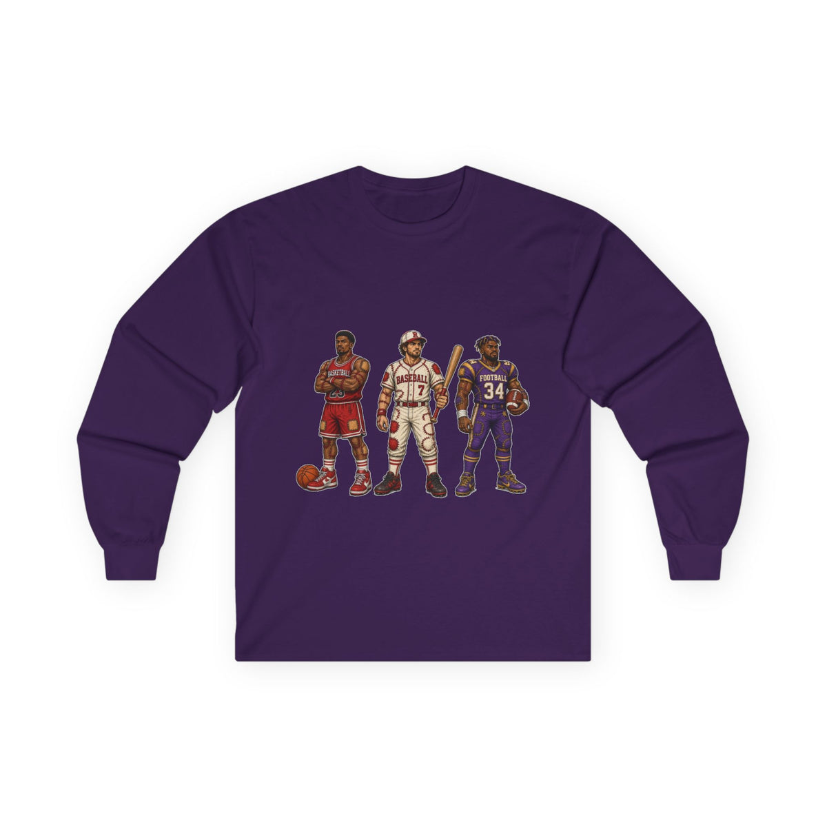 Raggedies Long Sleeve Tee — Retro Players Graphic