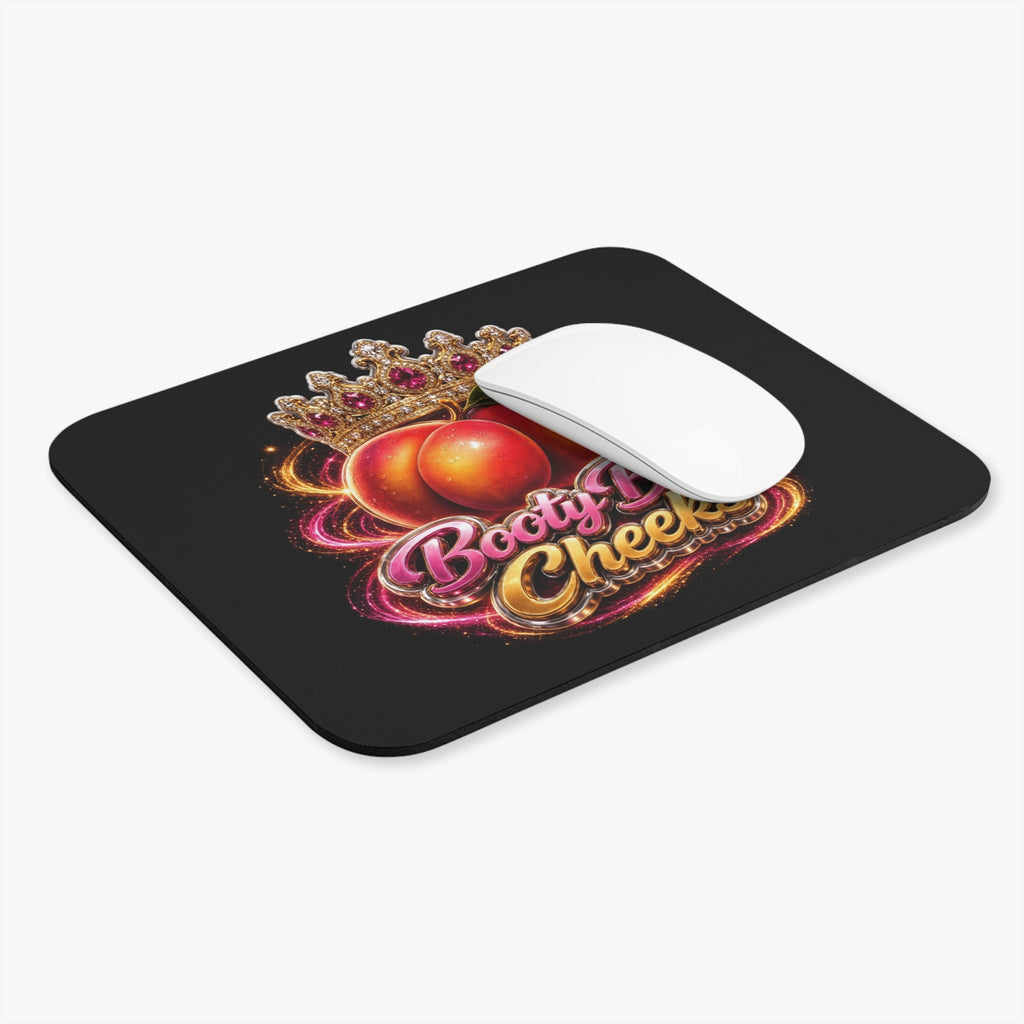 Booty Butt Cheeks Crown Mouse Pad