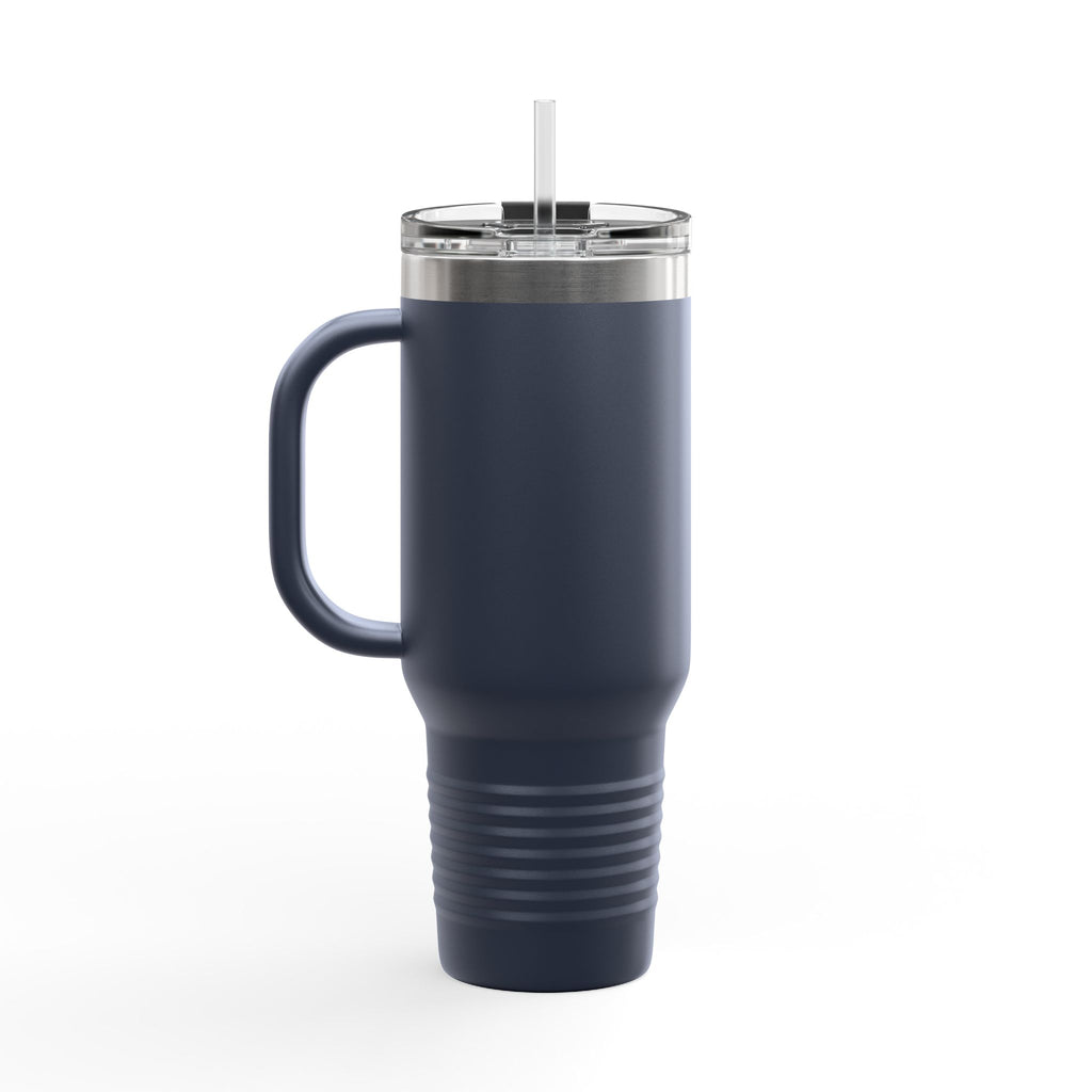 40oz Insulated Travel Mug — “She Got Game” Lightning Crest