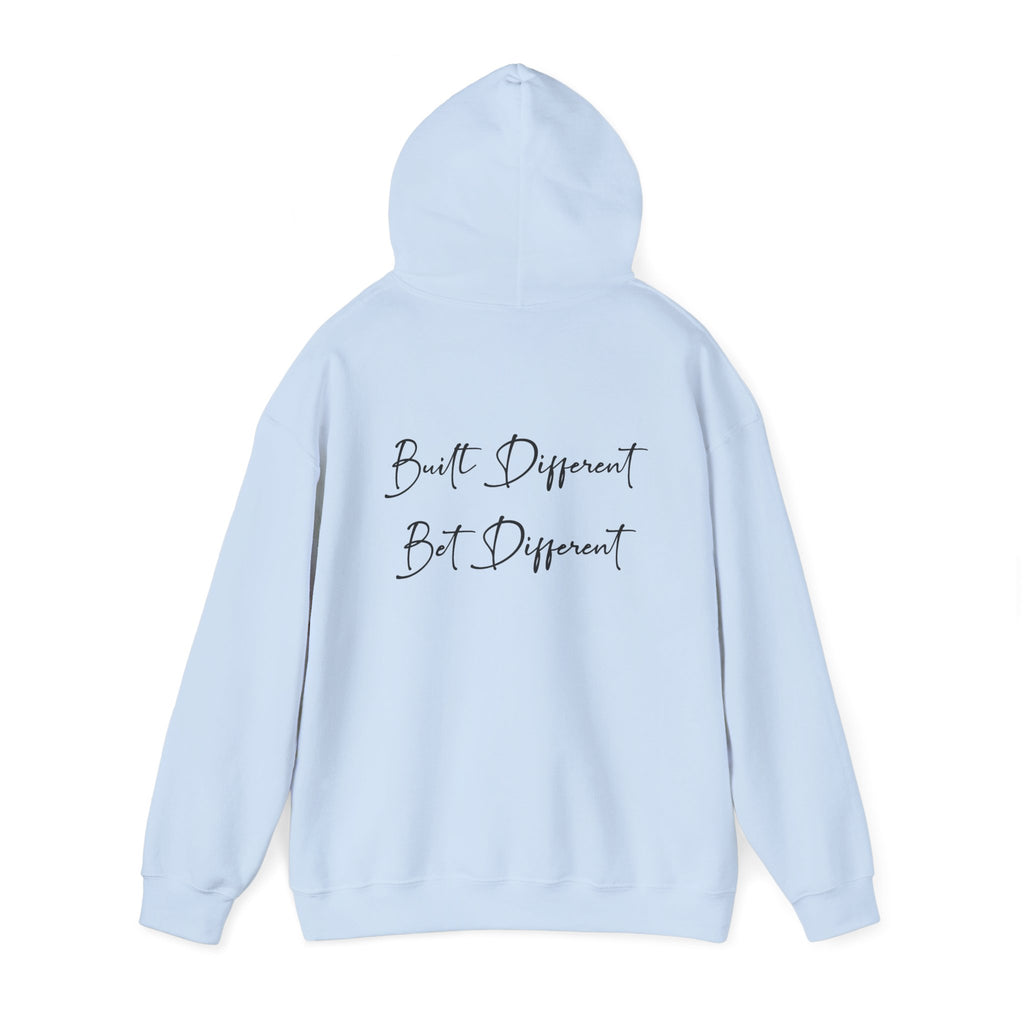 She Got Game Hoodie – "Built Different, Bet Different" Motivational Pullover