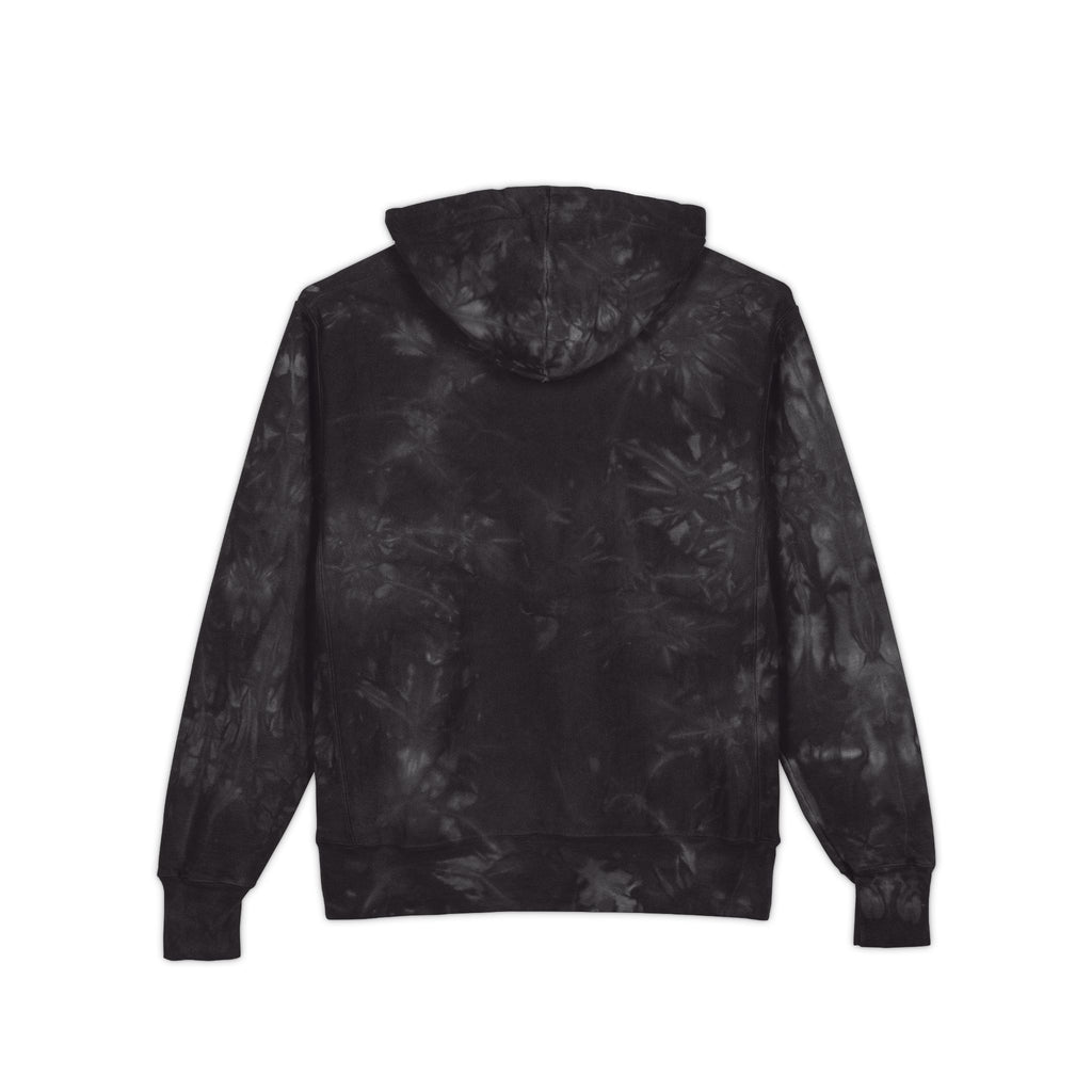 Tie-Dye Embroidered Hoodie — 'Some Bite Tomorrow' Script Streetwear