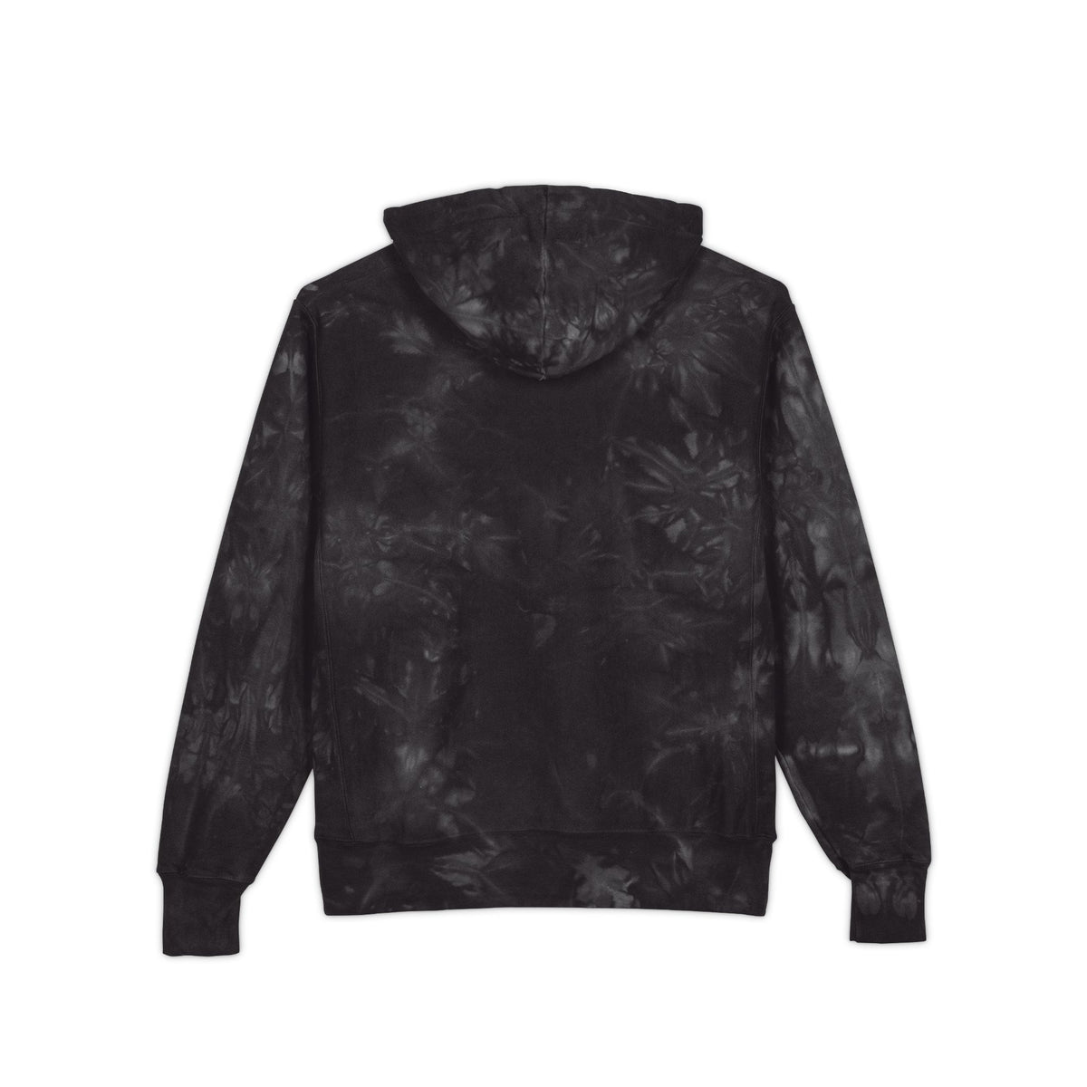 Tie-Dye Embroidered Hoodie — 'Some Bite Tomorrow' Script Streetwear