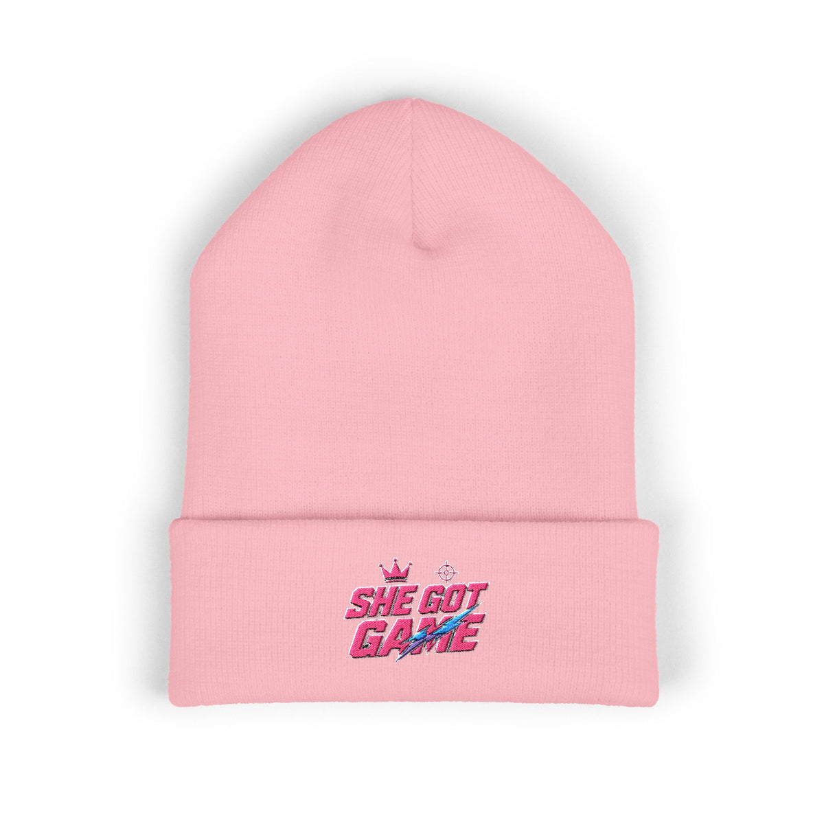 She Got Game Embroidered Beanie