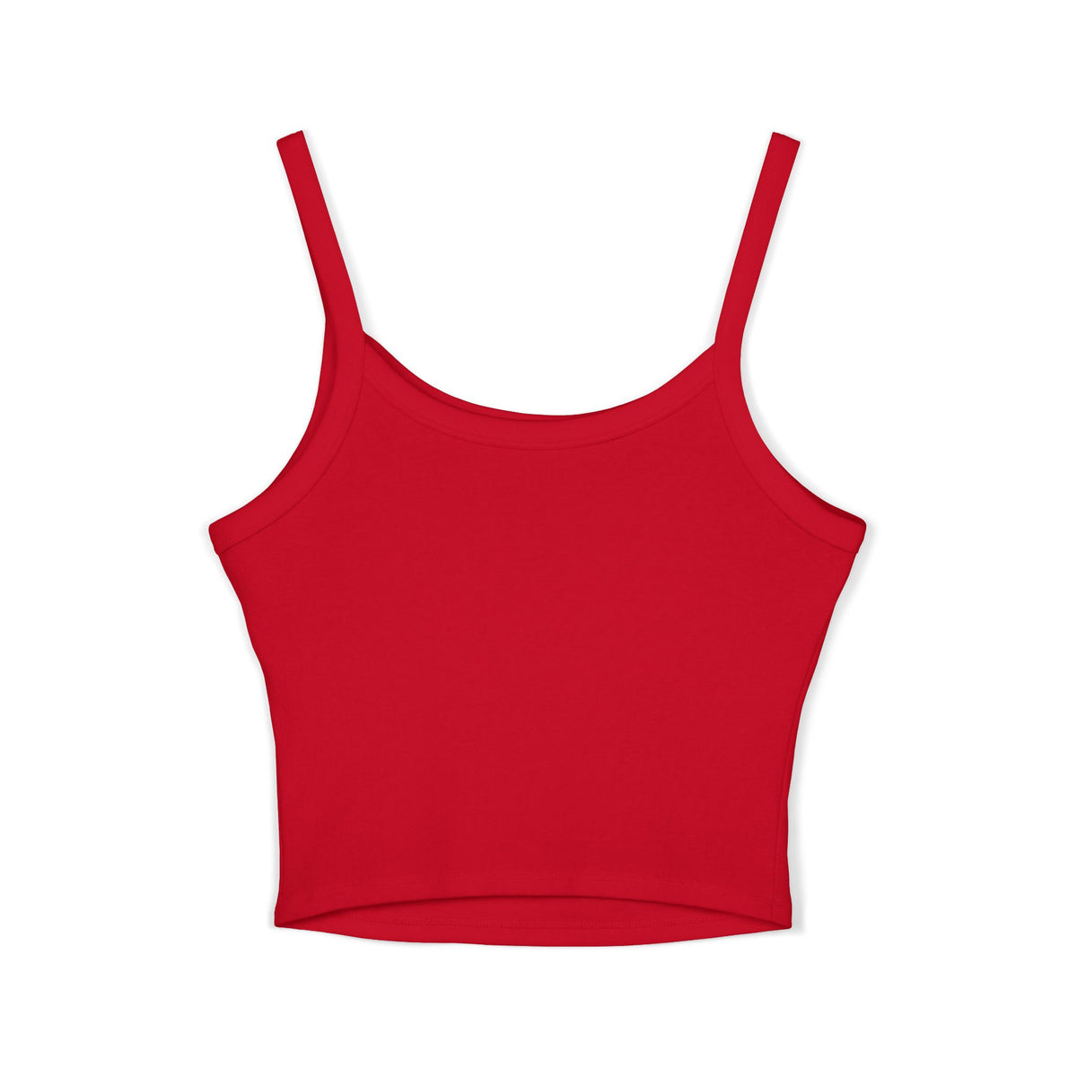 Spaghetti Tank — "She Got Game" Retro Graphic Crop Top