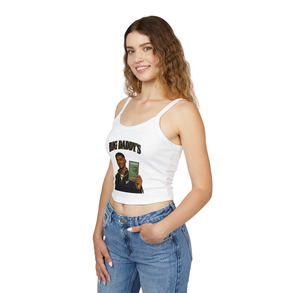 Big Daddy's Crop Tank — Women's Spaghetti Strap S.G.G. Tank Top