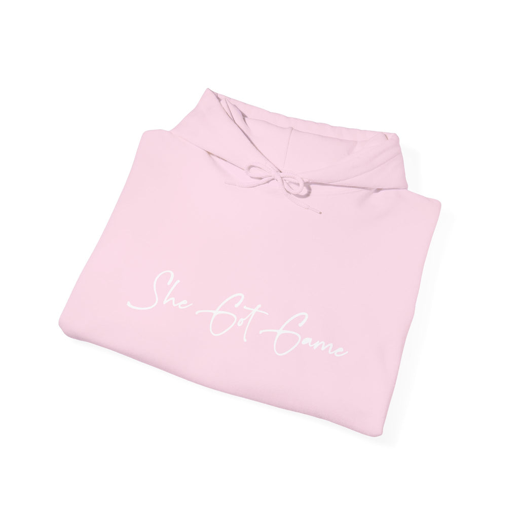 She Got Game Hoodie — "Built Different, Bet Different" Script Hoodie