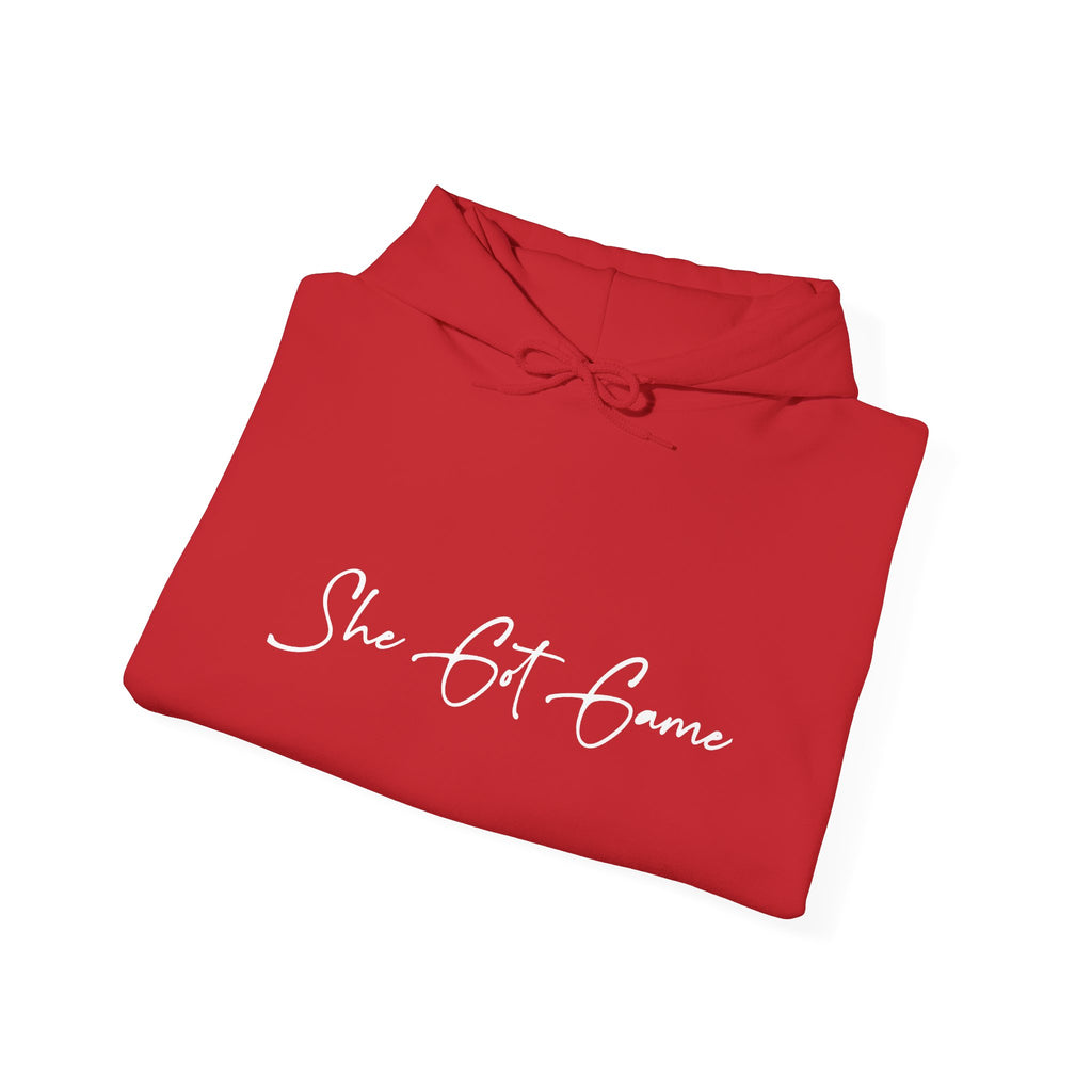 She Got Game Hoodie — "Built Different, Bet Different" Script Hoodie