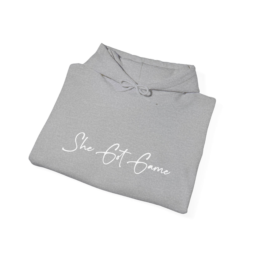 She Got Game Hoodie — "Built Different, Bet Different" Script Hoodie