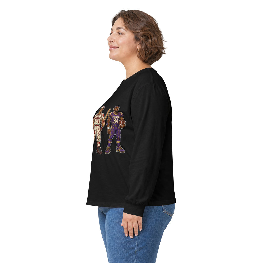 Raggedies Long Sleeve Tee — Retro Players Graphic