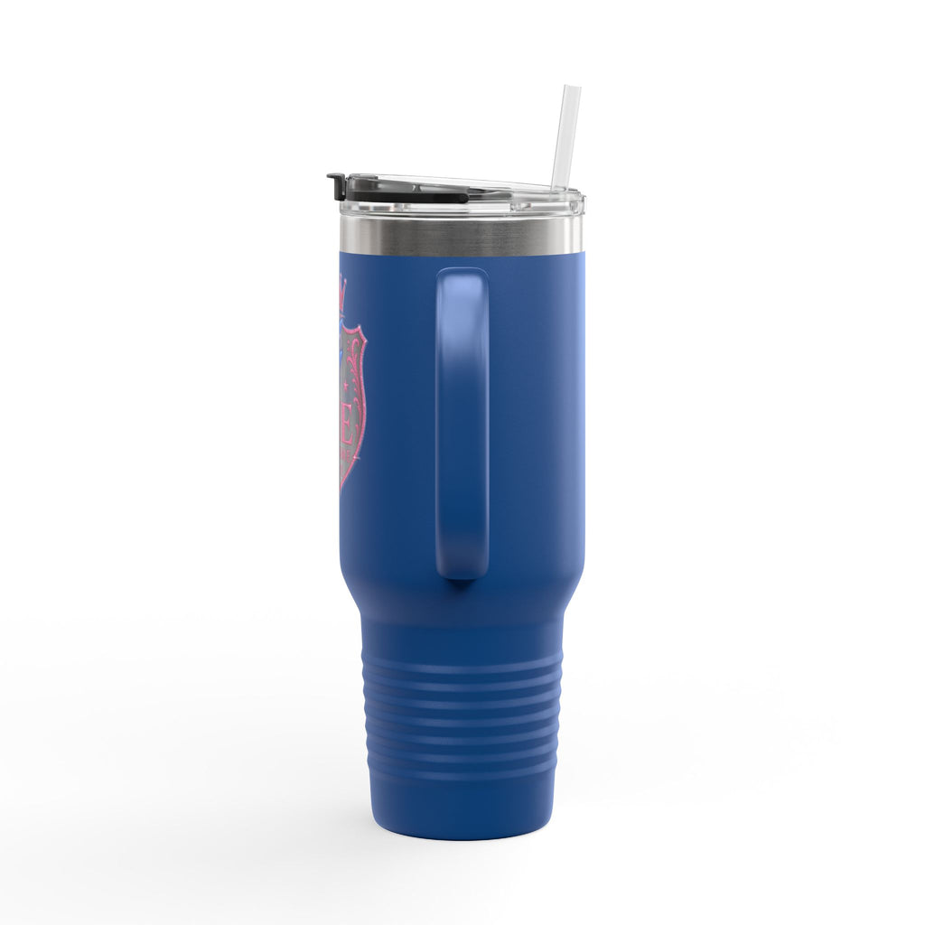 40oz Insulated Travel Mug — “She Got Game” Lightning Crest