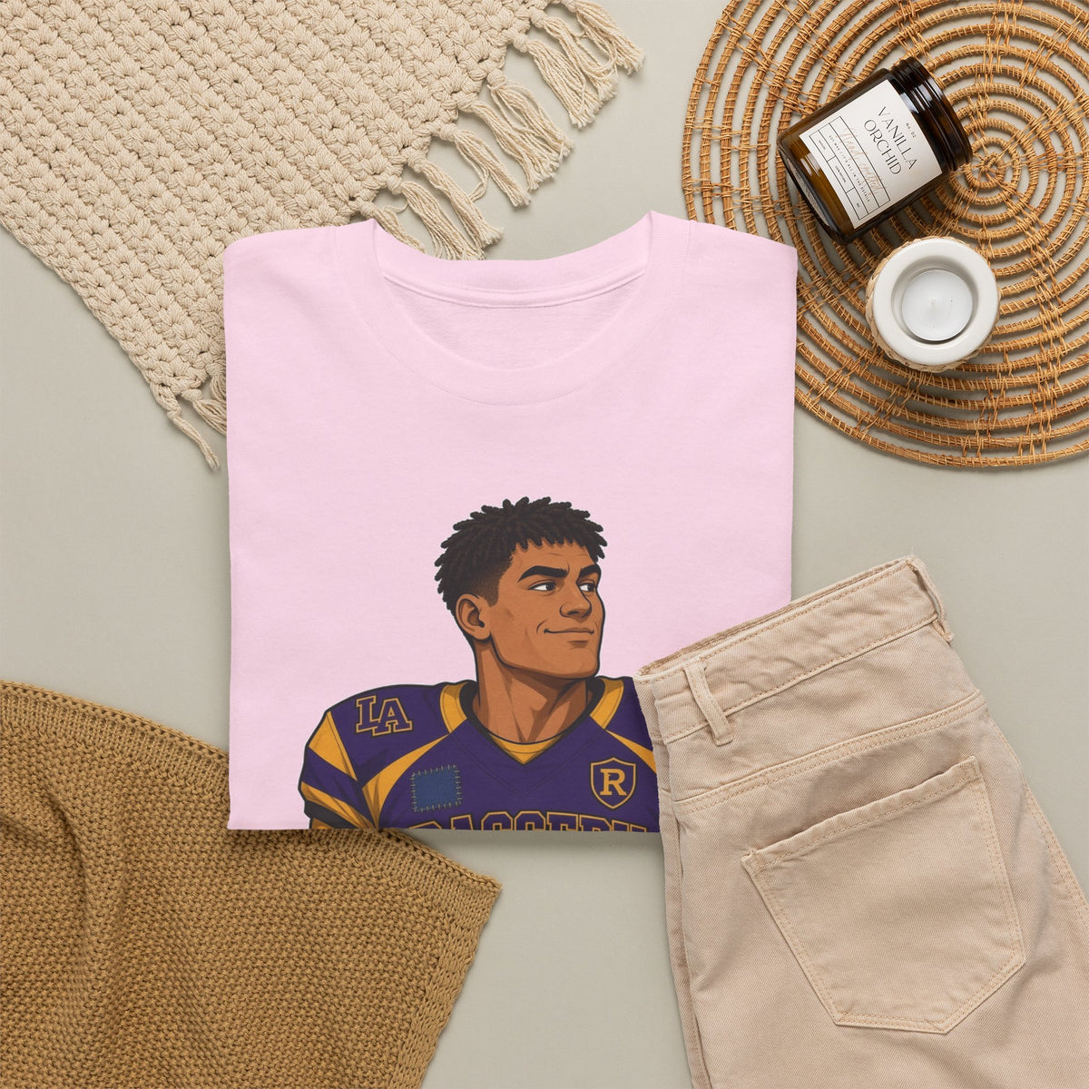 Football Player Graphic Tee — Raggedy B*TCH T-Shirt