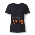 Women's V-Neck Tee — "She Got Game" Graphic Tee featuring Queens of S.G.G.