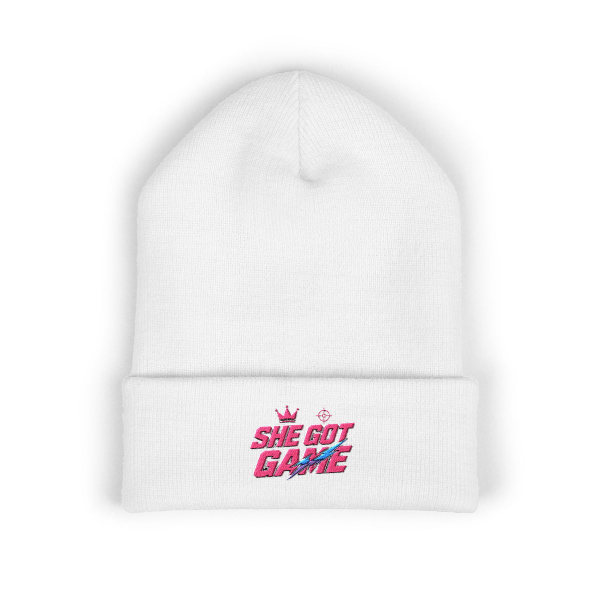 She Got Game Embroidered Beanie