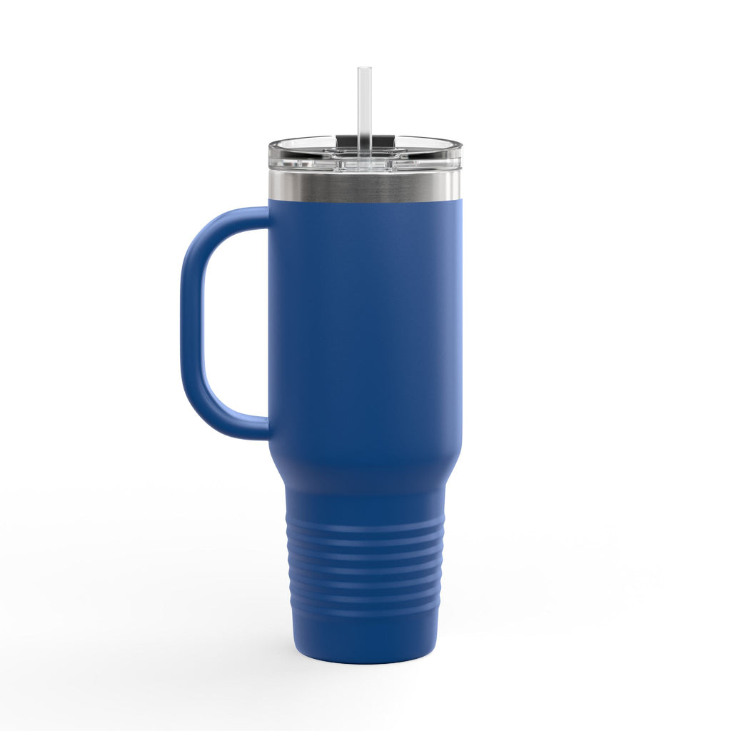40oz Insulated Travel Mug — “She Got Game” Lightning Crest