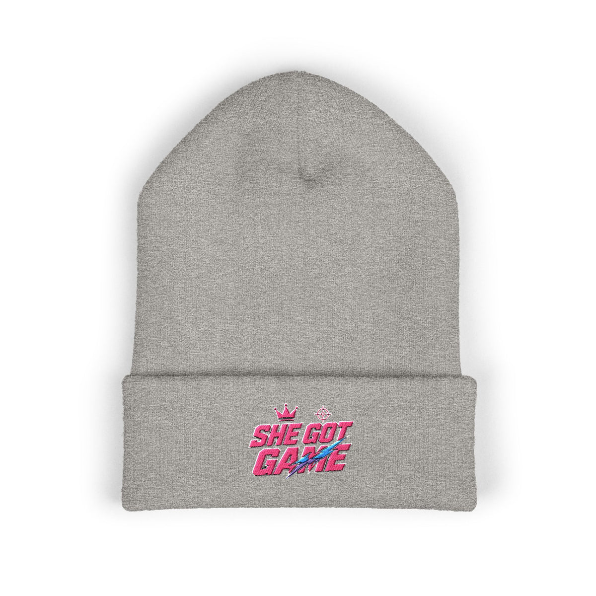 She Got Game Embroidered Beanie