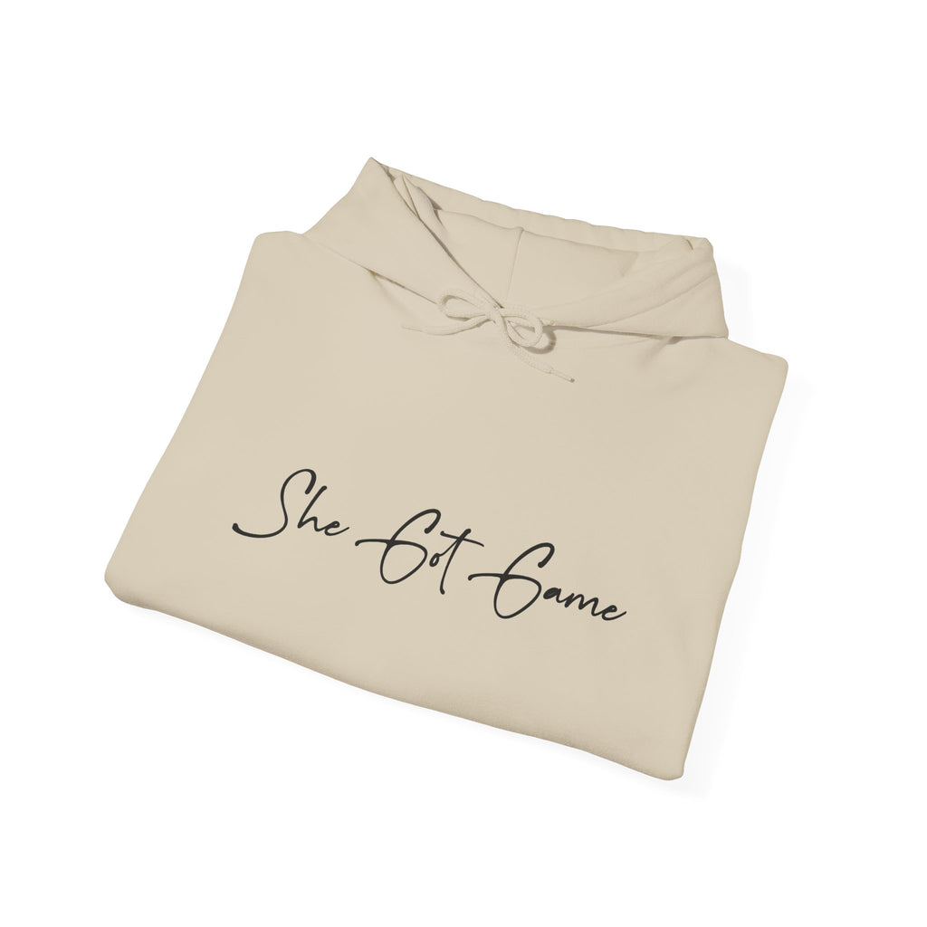 She Got Game Hoodie – "Built Different, Bet Different" Motivational Pullover