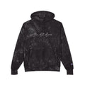 Tie-Dye Embroidered Hoodie — 'Some Bite Tomorrow' Script Streetwear