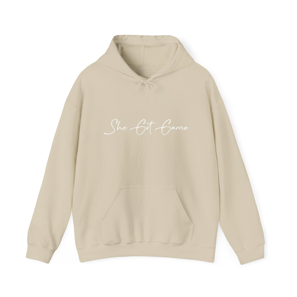 She Got Game Hoodie — "Built Different, Bet Different" Script Hoodie