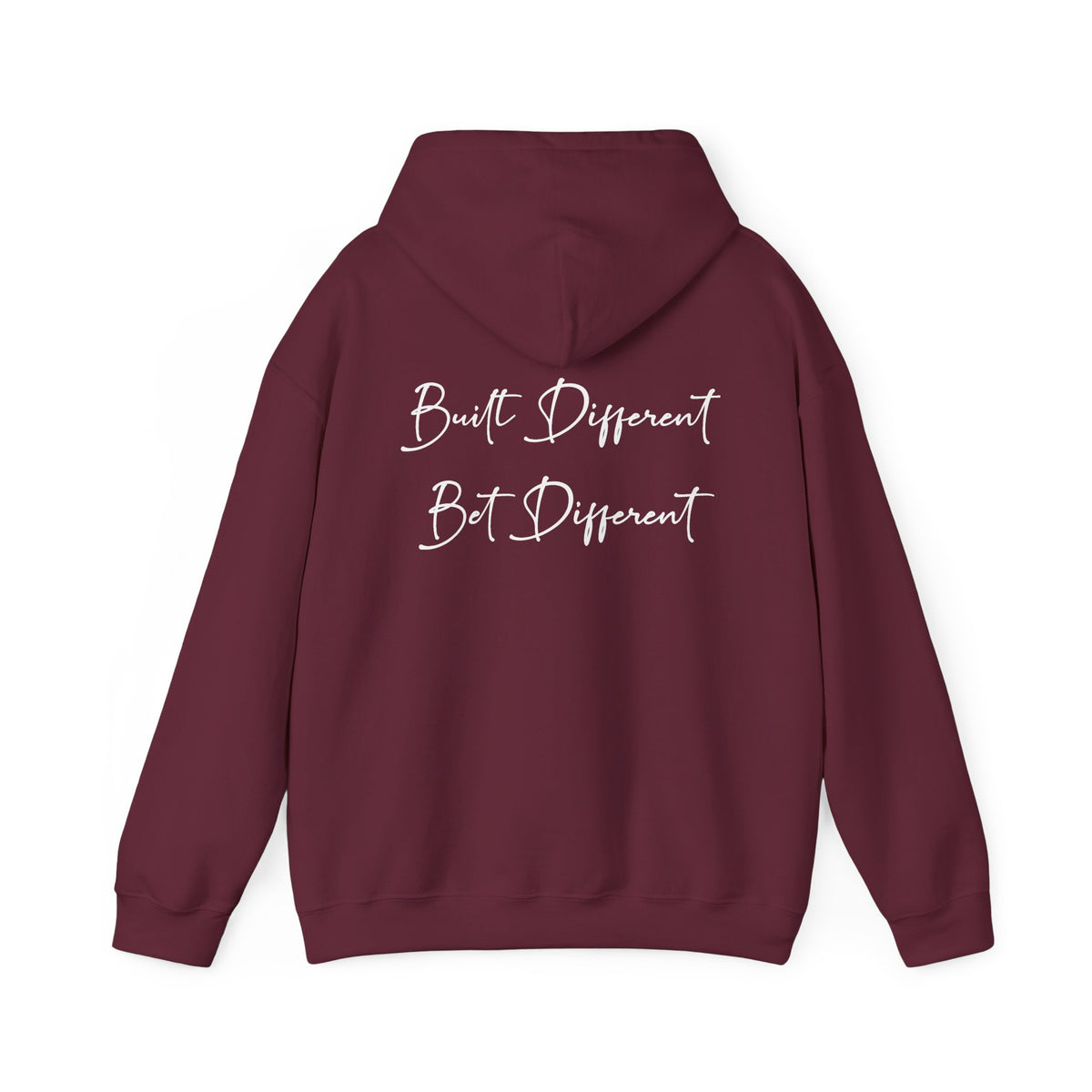She Got Game Hoodie — "Built Different, Bet Different" Script Hoodie