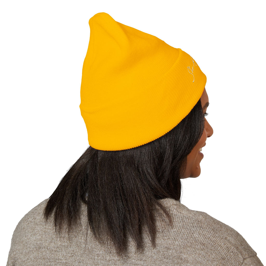 Embroidered 'She Got Game' Classic Cuffed Beanie — Cozy Winter Hat