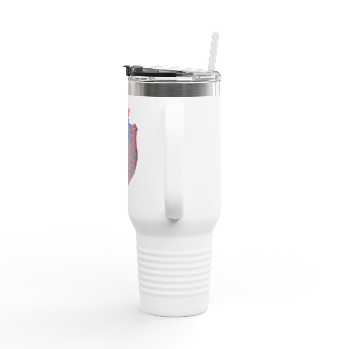 40oz Insulated Travel Mug — “She Got Game” Lightning Crest