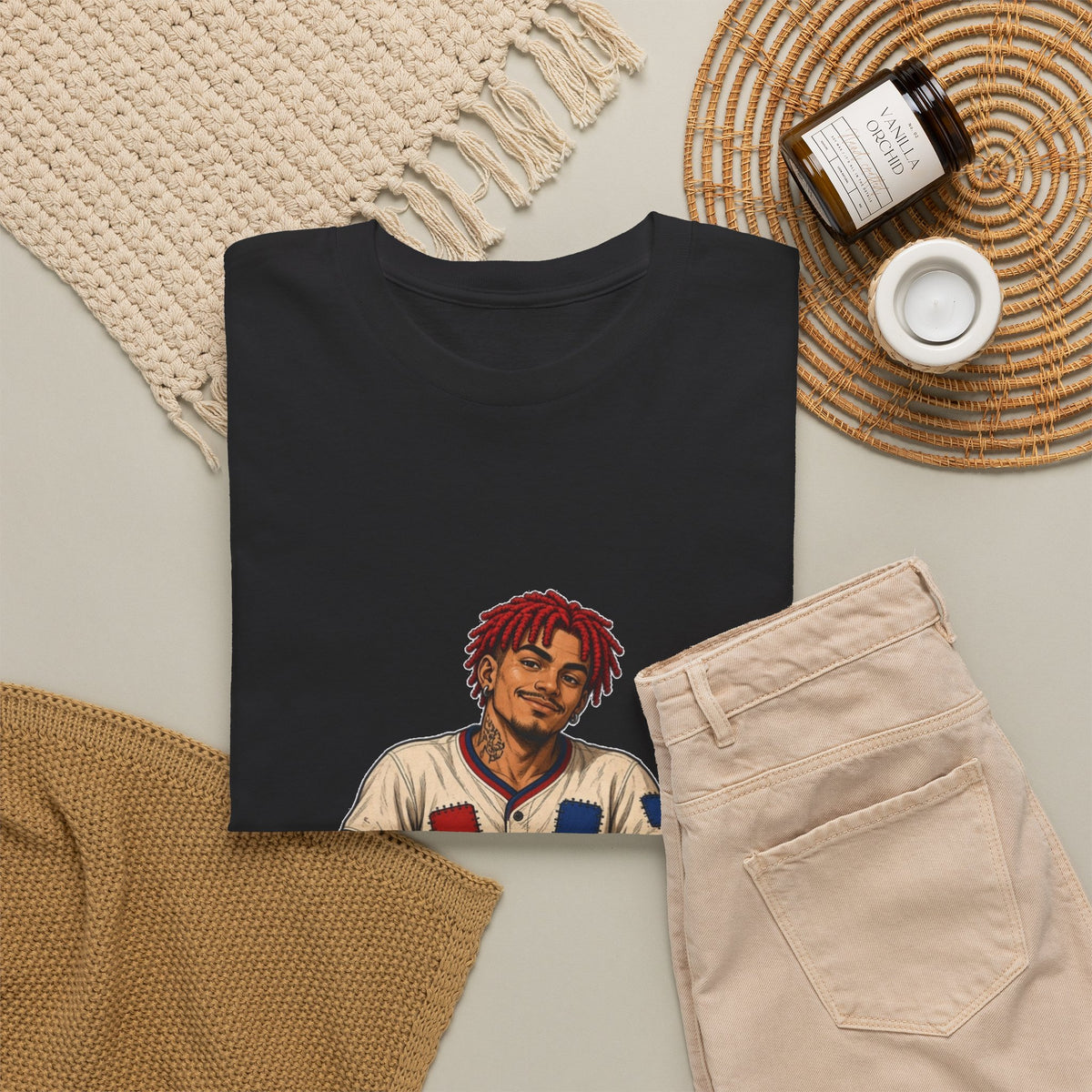 Baseball Player Graphic Tee — Vintage Slugger Illustration T-Shirt
