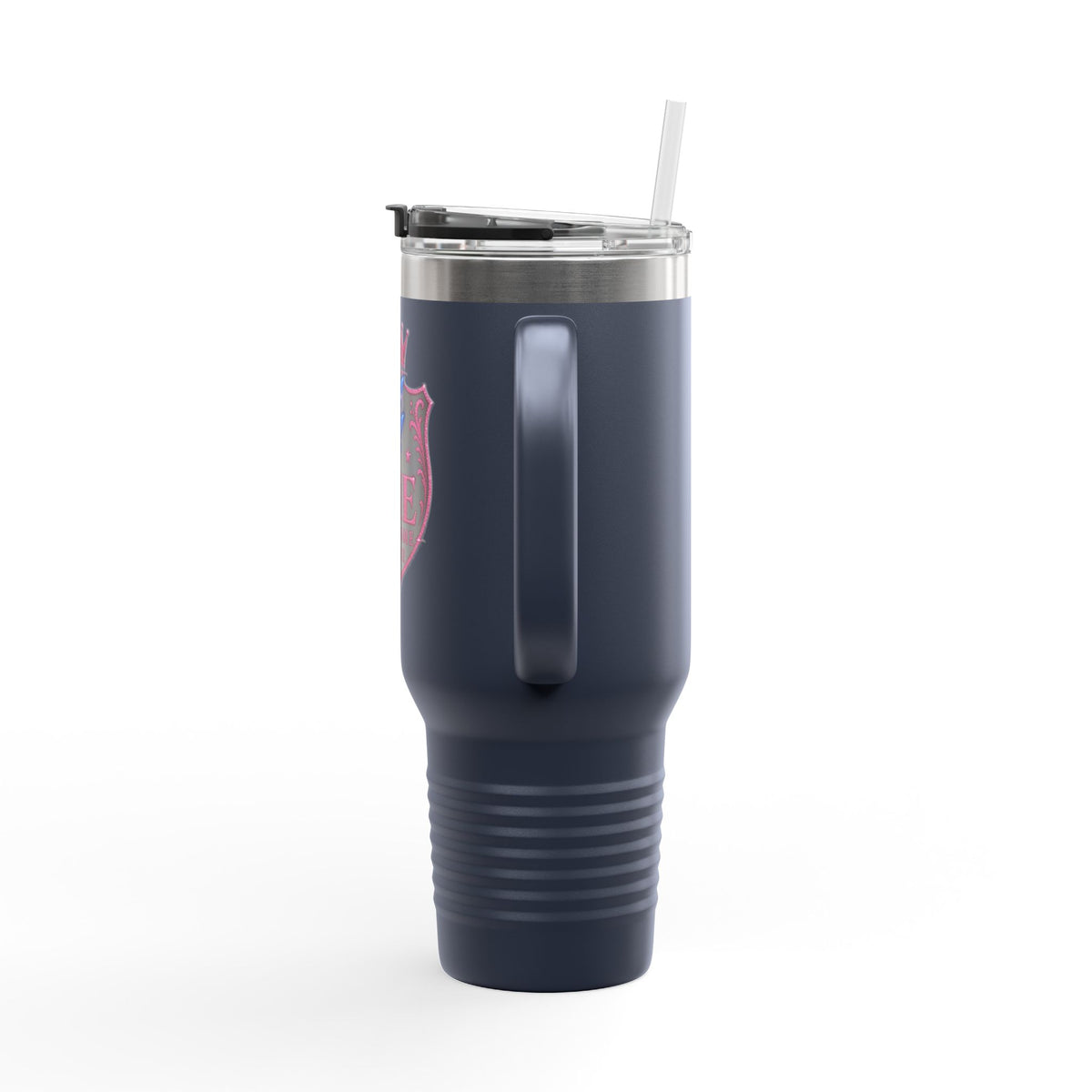 40oz Insulated Travel Mug — “She Got Game” Lightning Crest