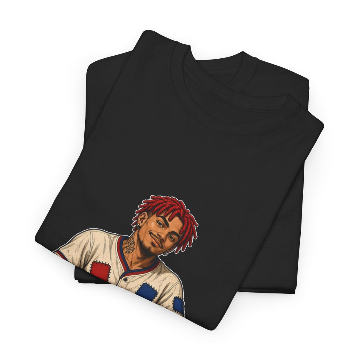 Baseball Player Graphic Tee — Vintage Slugger Illustration T-Shirt