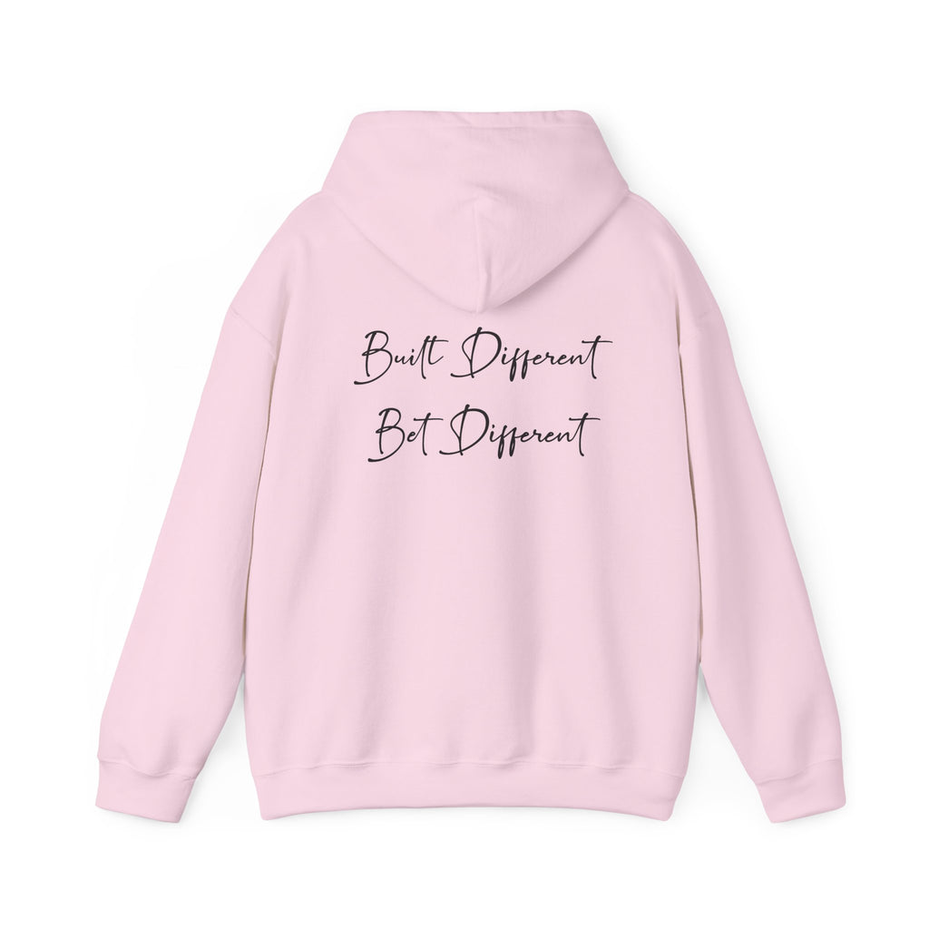 She Got Game Hoodie – "Built Different, Bet Different" Motivational Pullover