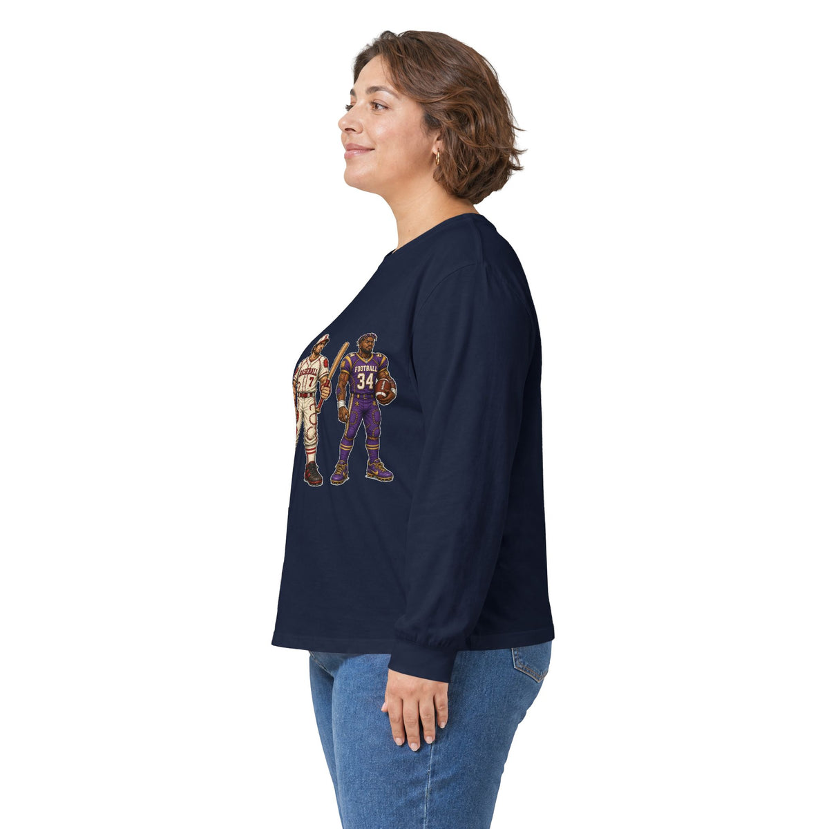 Raggedies Long Sleeve Tee — Retro Players Graphic