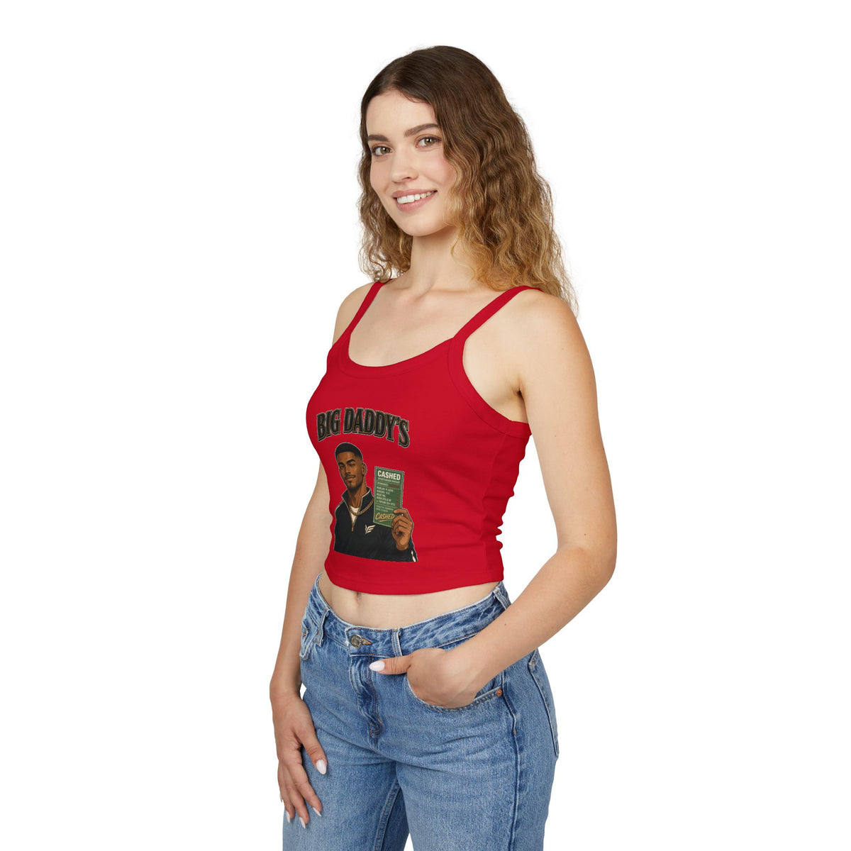 Big Daddy's Crop Tank — Women's Spaghetti Strap S.G.G. Tank Top