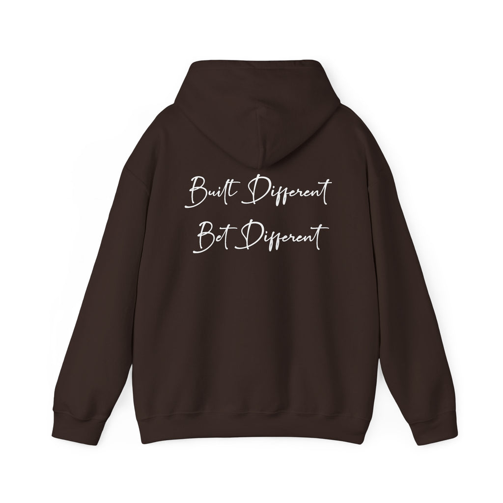 She Got Game Hoodie — "Built Different, Bet Different" Script Hoodie