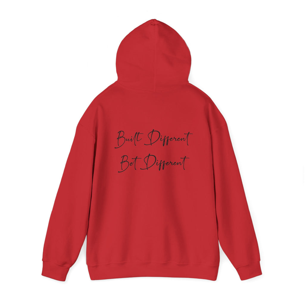 She Got Game Hoodie – "Built Different, Bet Different" Motivational Pullover