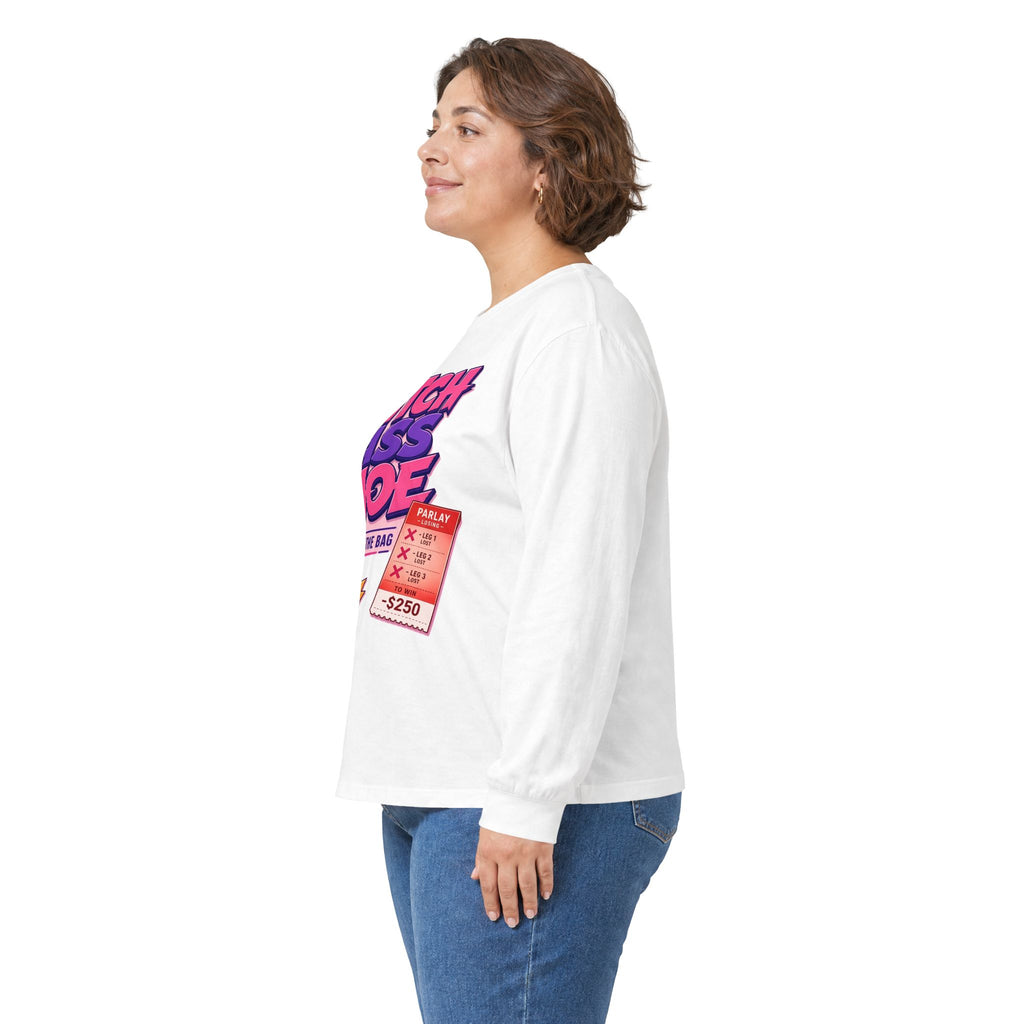 Long Sleeve Tee — "B*tch A** Hoe" Retro Snack Pop Art Graphic