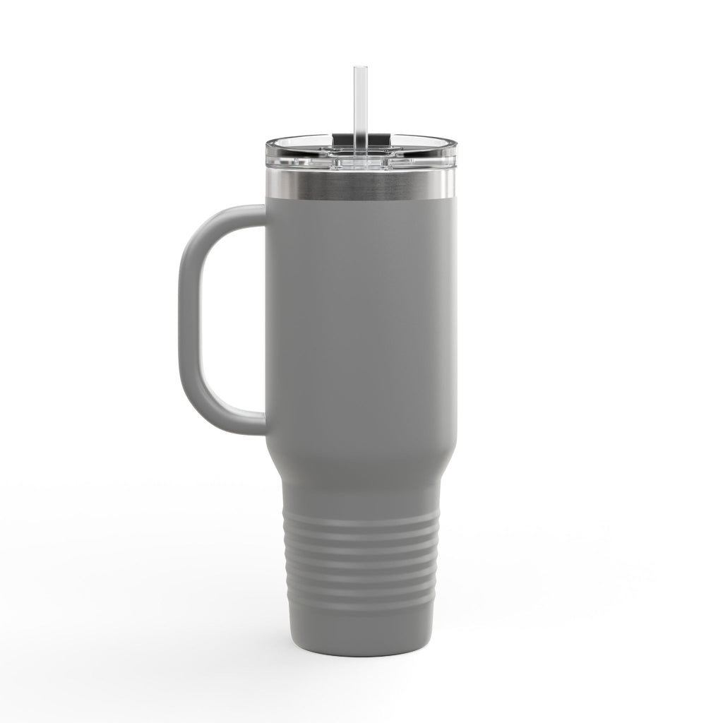 40oz Insulated Travel Mug — “She Got Game” Lightning Crest