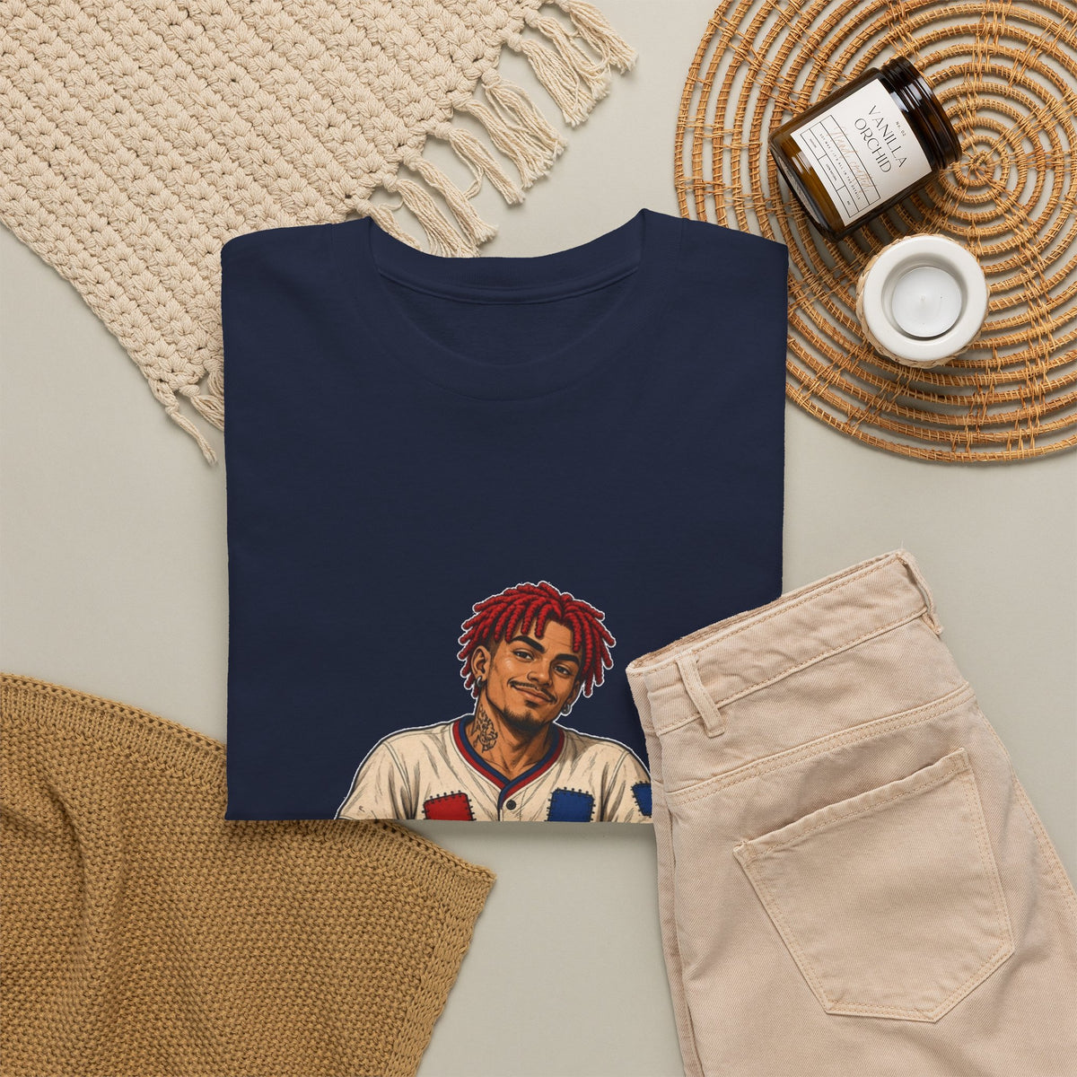 Baseball Player Graphic Tee — Vintage Slugger Illustration T-Shirt